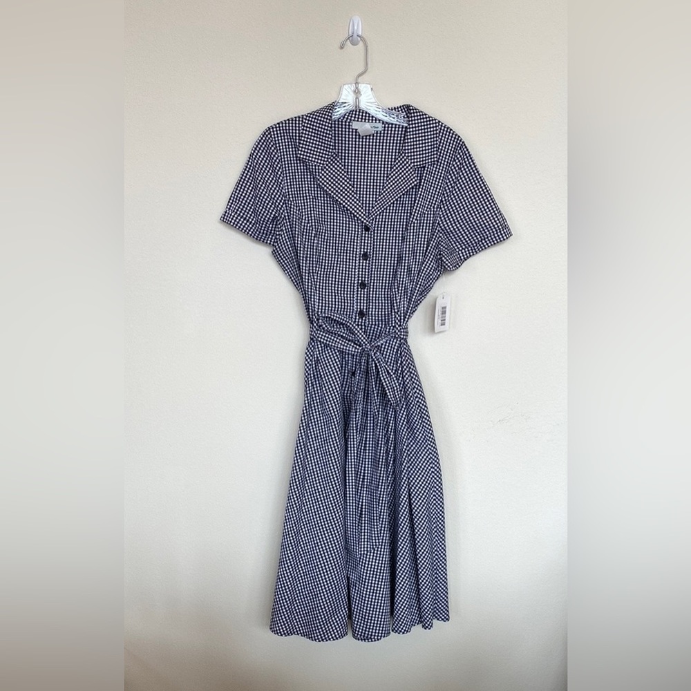 Eva Rose Adorable A-Line Checkered Dress